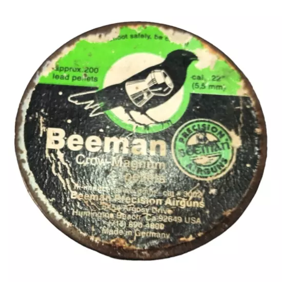 Vintage Beeman Crow Magnum Pellets 