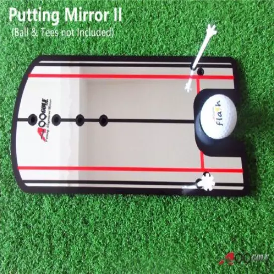 A99Golf Putting Mirror II Alignment Practice Training Aid with Pouch Bag