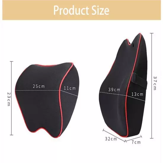 Car Headrest Pillow Neck Breathable Auto Neck Rest Headrest Cushion Seat