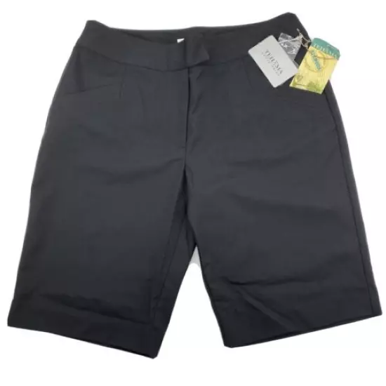 Tehama Nancy Haley Women's Size 8 Golf Shorts Black MSRP $69.99 U6