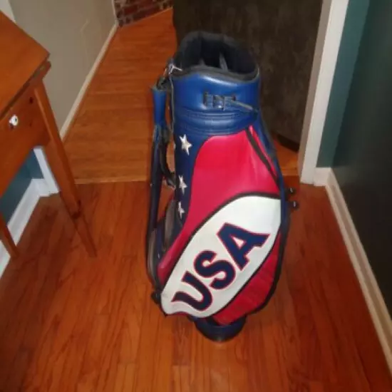 RARE Ping Red White and Blue U.S.A. Caddy Bag