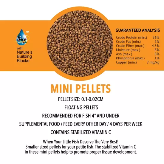 Ecological Laboratories MLLMPBAG MICROBE-LIFT Mini Pellets 40 lbs.