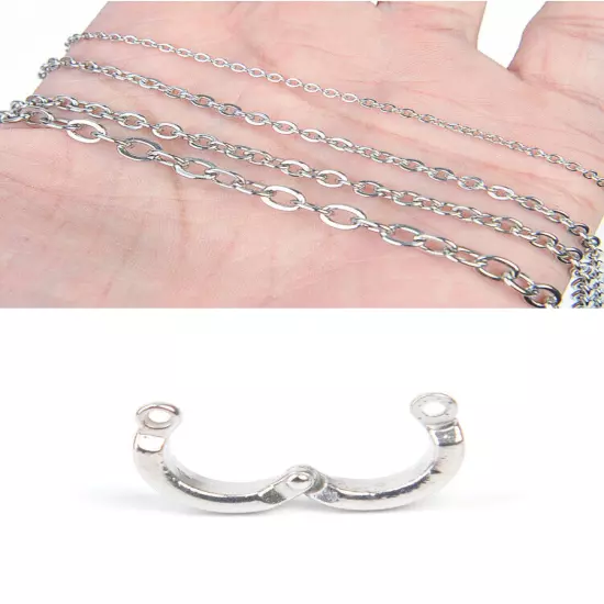 Parrot Foot Chain Stainless Steel Birds Anklet Ring Leads Fit For Pet Training