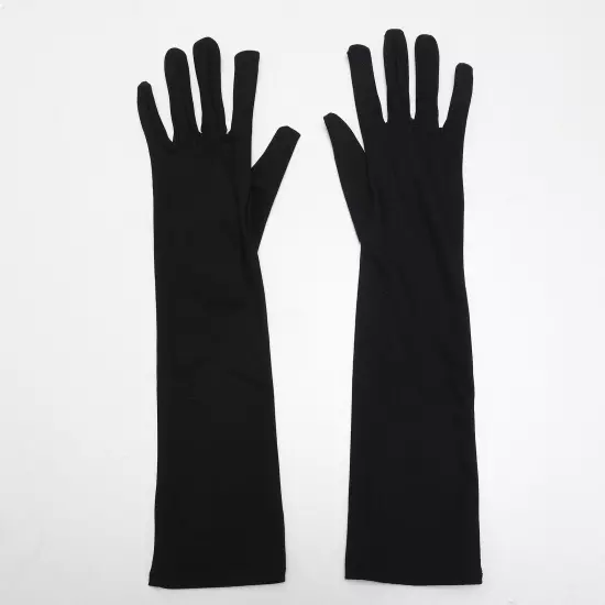 Womens Gloves Long Claw Decor Nails Props Witch Show Vampire Cosplay 1 Pair New