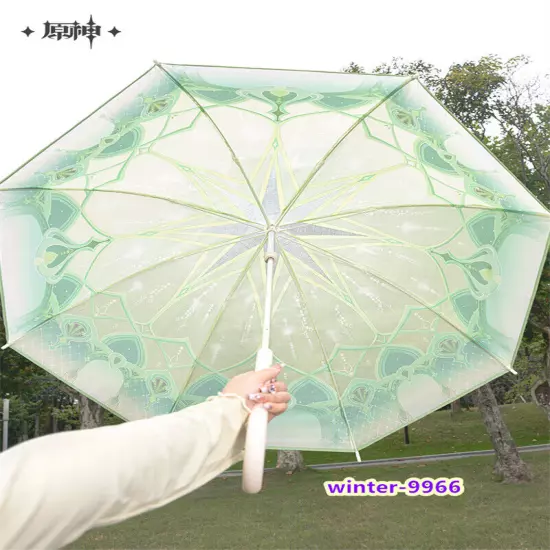 Official Genshin Impact Nahida Umbrella Brolly Cosplay Accessories Girl Present