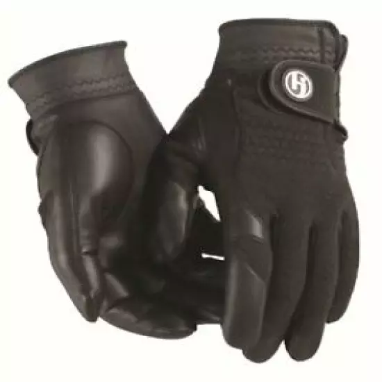 HJ Winter Gloves, Mens SMALL, Pair of Fleece/Leather, Cabretta Leather Palm