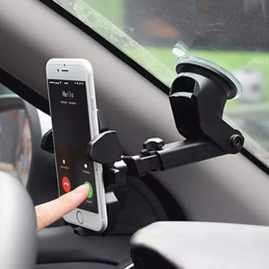 360° Universal Mount Holder Car Stand Windshield For Mobile Cell Phone GPS 