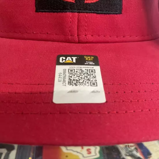 caterpillar Ball Cap Red L/XL