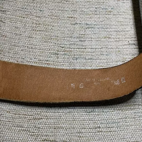 TURKEY WESTERN GOBBLER Genuine Top Grain Leather BELT 38-40 Large HARD TO FIND