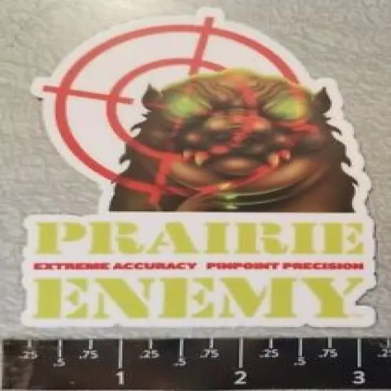 Sierra Bullets Prairie Enemy Extreme Accuracy Reloading Vinyl Decal Sticker OEM