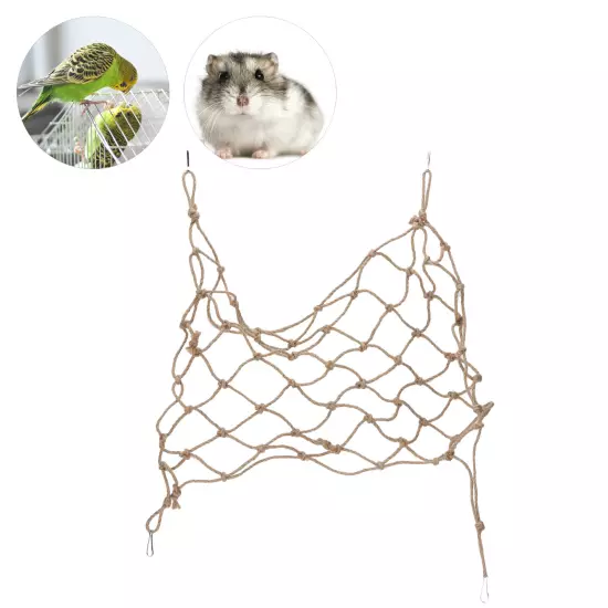 Pet Climbing Net Bird Climbing Rope Ladder Hemp Rope Climbing Net for s