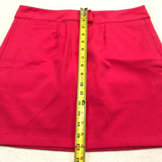 Puma Women's Solid Tech Dry Cell Athletic Golf Skirt Skort Raspberry Pink Size 6