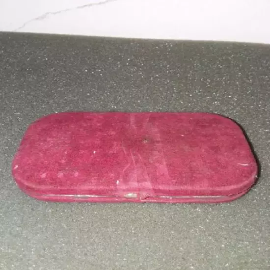 Vintage Red Felt Covered Solid Fuel Pocket Warmer 1960s?