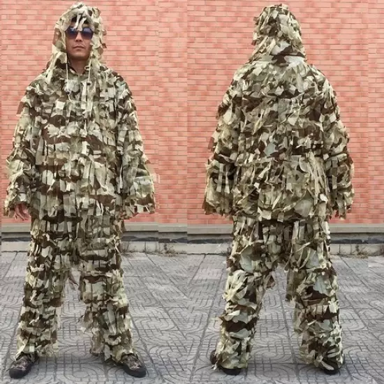 3D Army Ghillie Suit Airsoft Sniper Tactical Hunting Suit/ Hunting Clothing