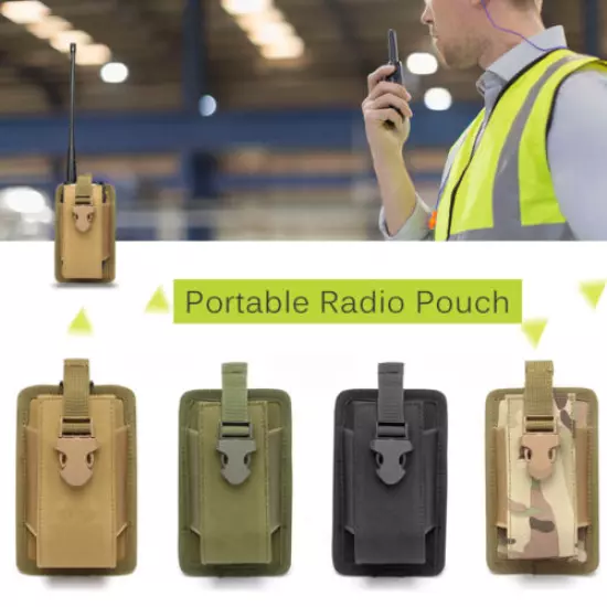 Portable Interphone Pouch Holder Multi-function Radio Phone Holster Radio Pouch