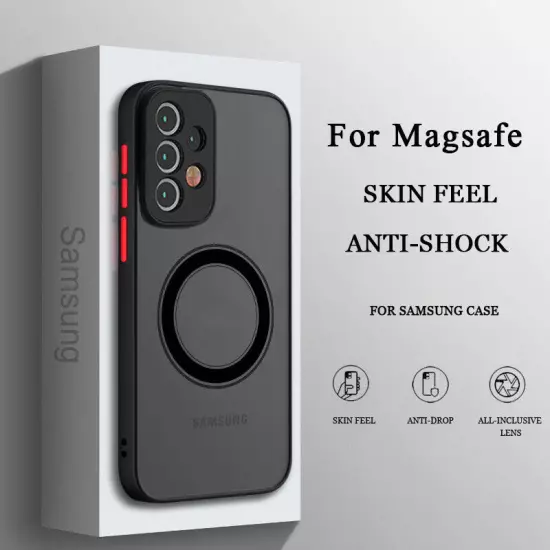 Magnetic Case Camera Cover For Samsung Galaxy S24 S23 S22 S21 S20 Ultra Magsafe