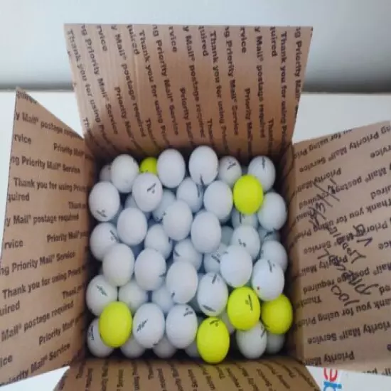 100 Precept Laddie X Golf Balls - (Distance) - Very Good Condition - 100-2