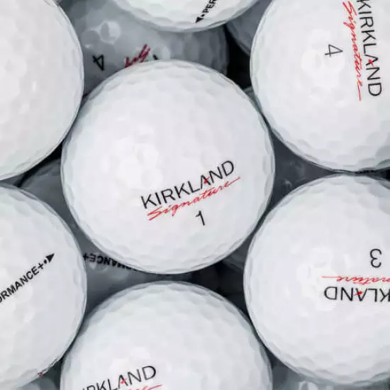 Kirkland Signature Performance Plus AAAAA Mint 24 Used Golf Balls 5A