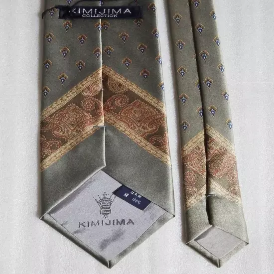 Kimijima Collection Silk Necktie Made In Japan