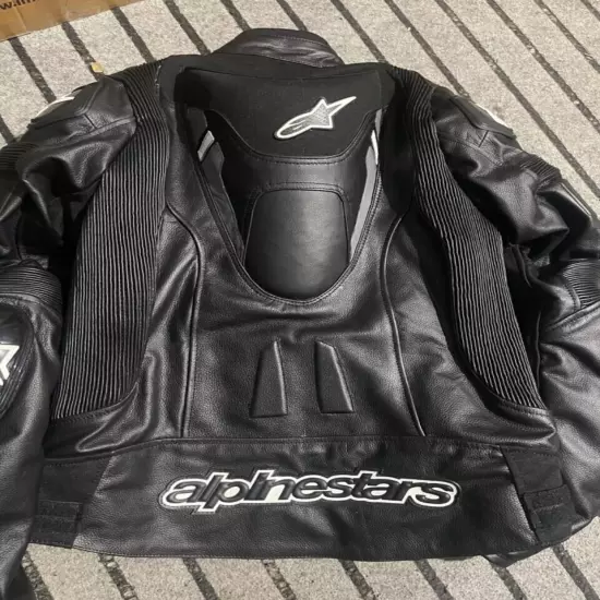 Alpinestars Original Cowhide Leather Jacket, Bikers Racing Leather Jacket