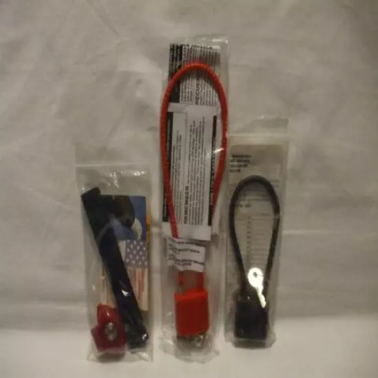 3 Gun Locks Pistol, Shotgun, Rifle Child Safety Cable 