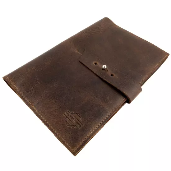 Handmade Travel Wallet Full Grain Leather Brown Family Passport Holder