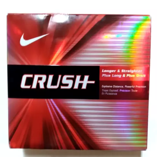 Nike Crush 12 Golf Balls Longer & Straighter Plus Long & Plus Droit New