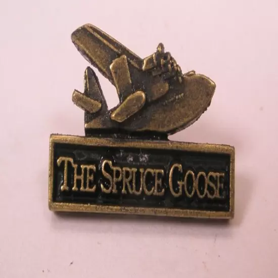 Hercules Spruce Goose Hughes H4 Vintage Tie Tack Lapel Pin aviation museum