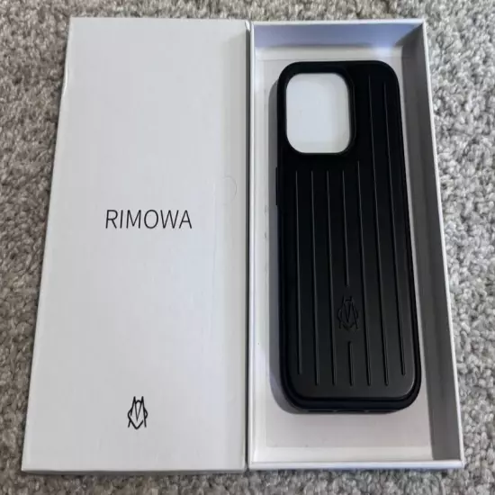 Rimowa Iphone Case Aluminum For 15 Pro Open Box Black