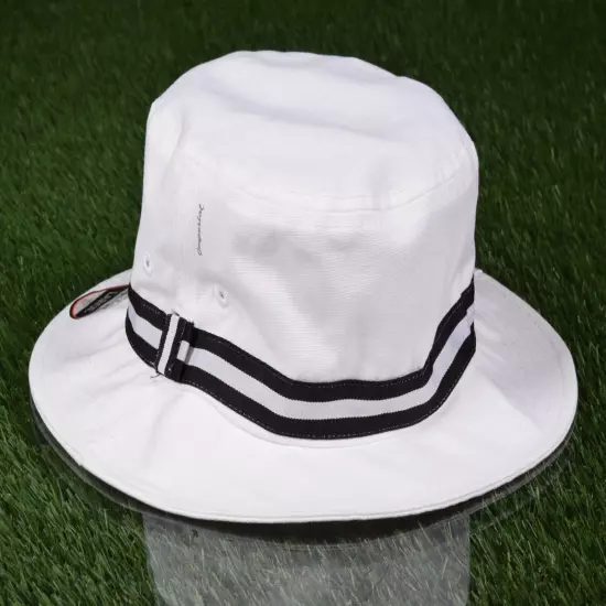 TAYLORMADE TOUR ISSUE BUCKET HAT, NEW LOGO GOLF TEAM STAFF WHITE ~ L@@K!!