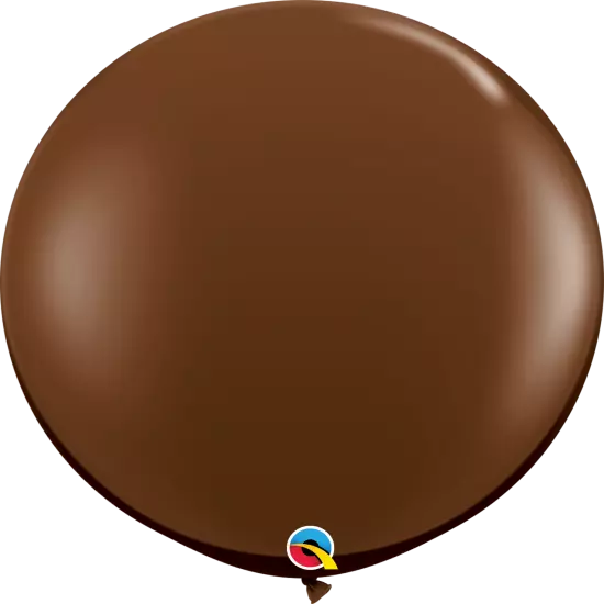 Qualatex Round Chocolate Brown Latex Balloons