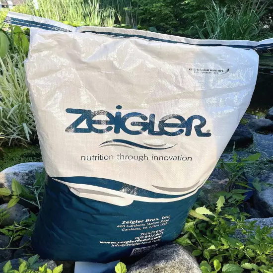 Zeigler Koi/Goldfish Food - Grower Diet for High Growth - 3mm Pellets - 33 lb