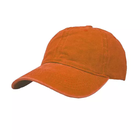 Plain Adjustable Military Solid Washed Cotton Polo Style Baseball Cap Dad Hat