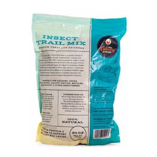 2P Fluker's The Culinary Coop Dried Insect Trail Mix, Premium Treats for Chicken