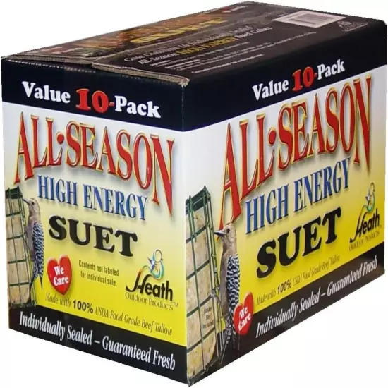 Birds DD4-10 All Season High Energy Suet Cake, 11 Ounce (Pack of 10)