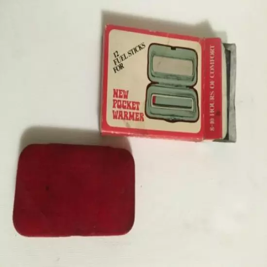 John Glasspiegel Co. Vintage 1940's-1950's Pocket Warmer with fuel sticks