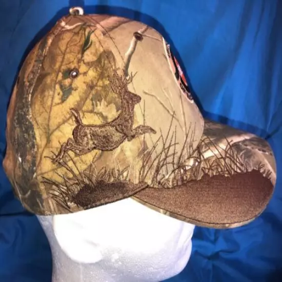 NWOT Burrett RealTree cotton/poly hunting cap "150 Years of Excellence" logo emb