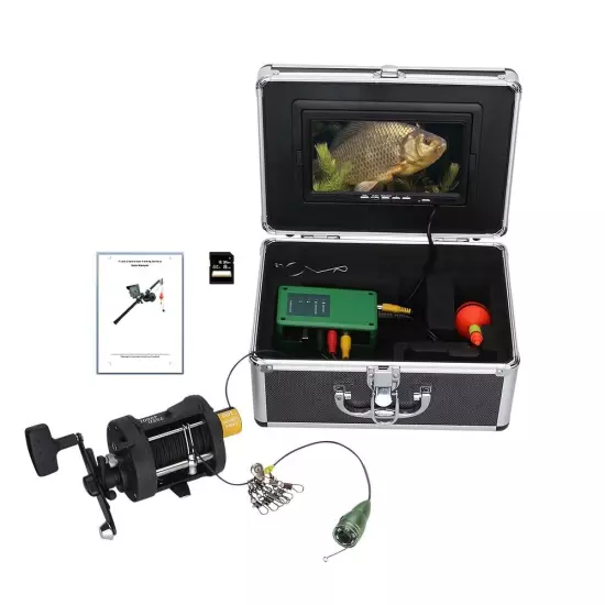 Underwater Fishing Camera Video Fish Finder with 7" LCD Monitor 1000TVL Camera