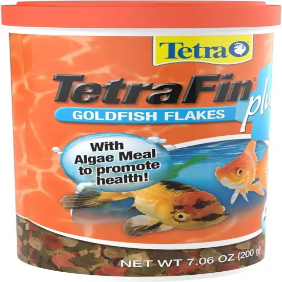  Goldfish Flakes 7.06 Ounces, Balanced Diet, with Algae to Promote Health