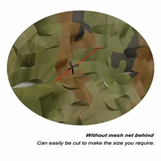 Bulk Roll Camo Netting For Hunting Military Decoration Sunshade (Woodland)