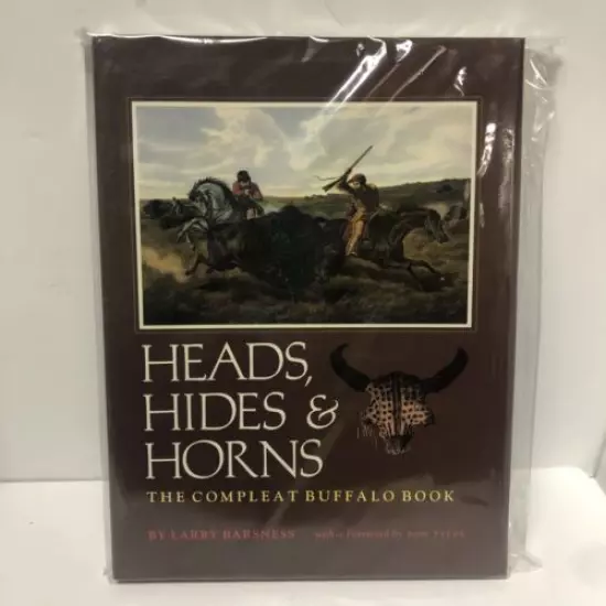 Heads Hides & Horns Compleat Buffalo Hunting History Book-Sharps-Indian Wars