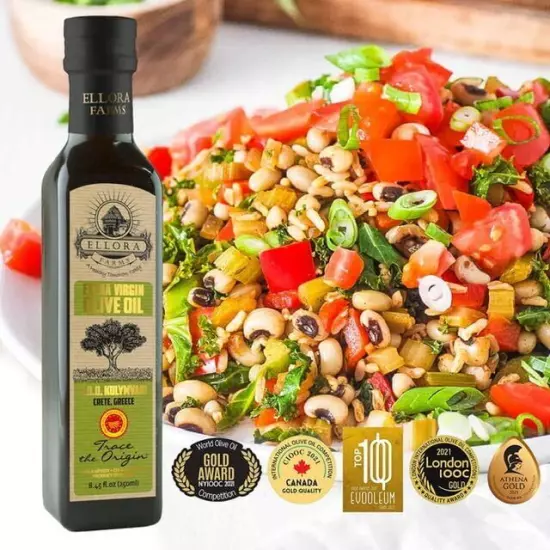 , Greek Extra Virgin Olive Oil, EU Certified Single Estate PDO, Traceable, Ko...