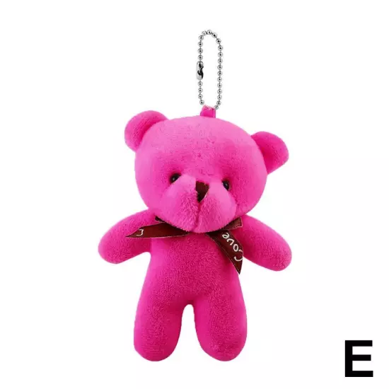 Plush Bear Cartoon Bear Keychain Cute Keyring Handbag Pendant GXM