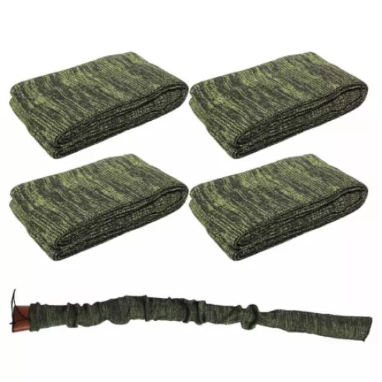 4 Pack 54" Gun Sock Sleeve Silicone Treated Rifle Shotgun Cover Case Storage New