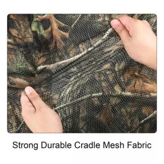 Camo Netting Burlap Cradle Military Camouflage Mesh Netting for Camping Hunting