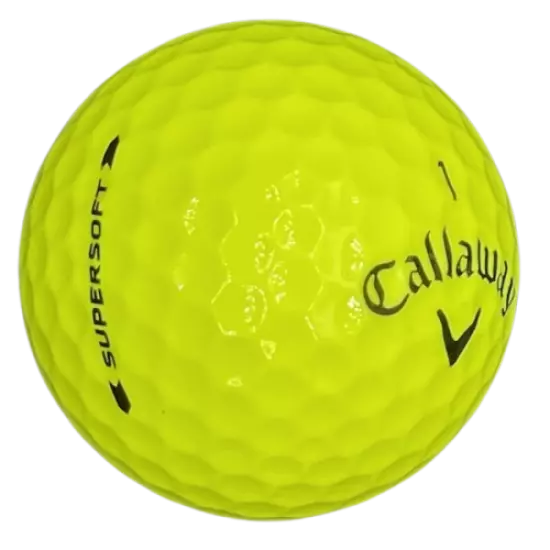 Callaway Supersoft Yellow Mint AAAAA 50 Used Golf Balls 5A