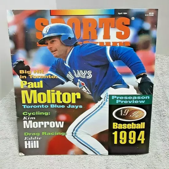 Sports Spectrum Magazine April 1994 Paul Molitor Toronto Blue Jays 90s