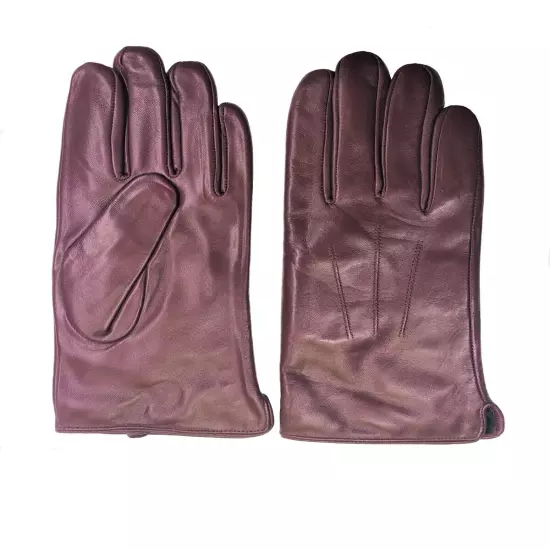 Womens Genuine Nappa Sheepskin Leather Lined Gloves 