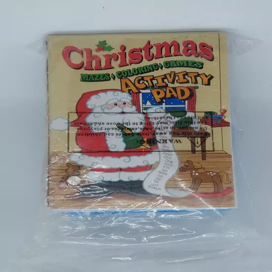 Christmas Holiday Activity Pads (1 Dozen) Stocking Stuffers, Giveaways, Favors 