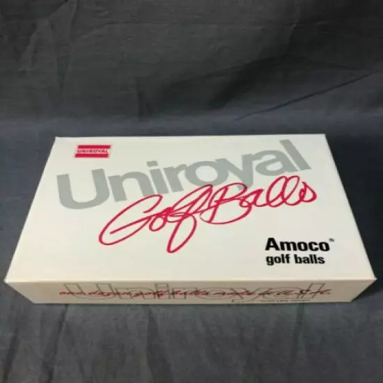 One Dozen (12) Vintage Uniroyal Amoco Surlyn Cover Golf Balls J613